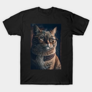 Cool portrait of a Cat T-Shirt